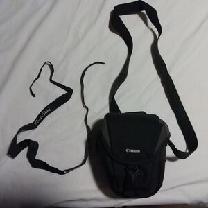 Canon Black Case Bag And PowerShot Strap